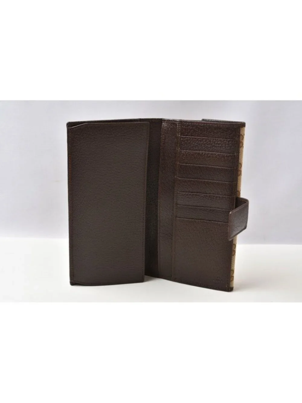 Gucci Wallet GG Canvas Brown Beige